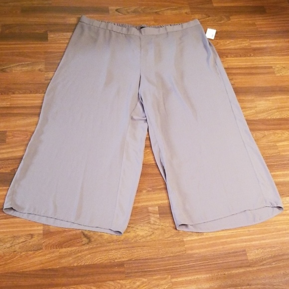 Catherines Pants - New Catherines Gray Wide Leg Palazzo Pants Sz. 3X